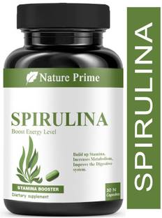 Nature Prime Spirulina Powder Organic Spirulina Capsule 1000mg