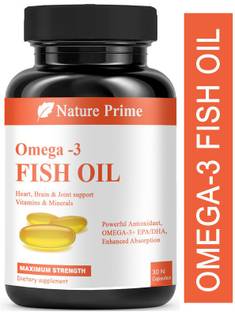 Nature Prime Fish Oil 1400mg with Omega 3 900mg Capsules for Men & Women