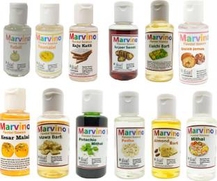 Marvino Mithai Flavour Essence Extracts for Flavoring Cakes Sweets Chocolates ice-Creams Cardamon Liquid Food Essence