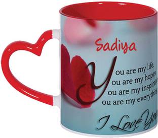 Wagwan Sadiya Love Romantic Gift On Valentine's Day For Lover Boyfriend Girlfriend Husband Wife Mg1645 Ceramic Coffee Mug