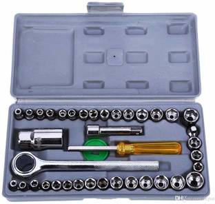 Esybuy 40 PCS in 1 Screw Driver / Spanner / Wrench Set Automobile Tool Box Set Socket Wrench Home Tool Kit Set Standard Screwdriver Set