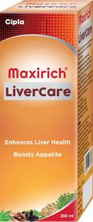 Cipla Maxirich LiverCare Syrup | Enhances Health of Liver | Boosts appetite | Ayurvedic Tonic