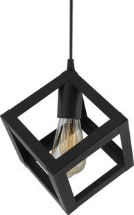Homesake Edison Filament Hanging Cube 6", E27 Holder, Decorative, Black, URBAN Retro, Nordic Style, LED/Filament Bulb, Bulb is not included Pendants Ceiling Lamp