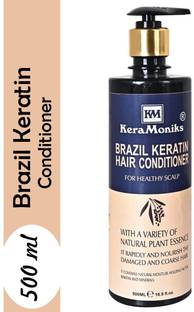 Keramoniks Brazil Keratin Conditioner, Smoother & Shiner Hair with Keratin Protein,Free from Paraben and Sulphate 500 ml
