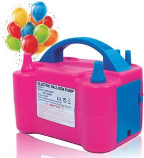 WAIKIL Electric Air Pump for Balloons, Portable Dual Nozzle Balloon pump Inflatable Furniture, Balloon Pump