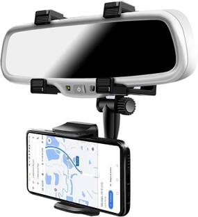 XITARA Car Rearview Mirror Holder Phone Bracket Car Phone Holder 360 Rotation for Universal Cell Phone Holder Stand Base Vehicle Rear View Mirror Phone Holder Mount Universal Smartphone Mobile Holder