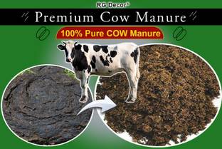 RGDECOR Pure Cow Dung Manure Composted For Plants, Home Gardening, Organic Cow Dung Manure Made From Fresh Cow Dung , Suitable For All Plants Manure