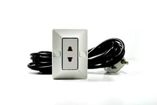 Electro Factory Single Pin Mobile Charger Extension board 1  Socket Extension Boards