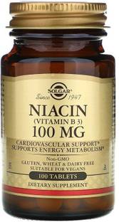 Solgar Niacin (Vitamin B3), 100 mg, 100 Tablets
