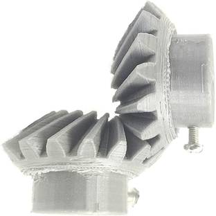 INVENTO 1 Pair 3D Printed Plastic Helical Bevel Gear 16 Teeth, 43mm dia, 15mm Width, 5mm hole, 2.5 Module for DIY Projects Automotive Electronic Hobby Kit