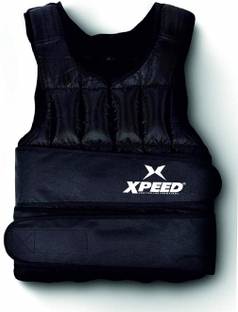 XpeeD Weight Jacket for Men Workout Weight Vest for Running Weighted 5 Kg (Pack Of 1) Black Weight Vest