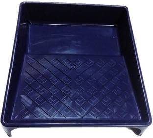 TPH The Paint Hub Plastic Paint Tray for 9-inch Paint Rollers (14x12-inch) BLUE PAINT TRAY Paint Roller