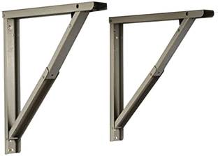 Compal Folding Shelf Table Brackets 12 inches,Max Load 286 lbs (150 kg) 12 Shelf Bracket