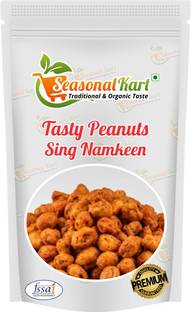 Seasonal Kart Tasty Peanuts with Masala Coated (100% Crispy Peanuts Moongfali Daane)