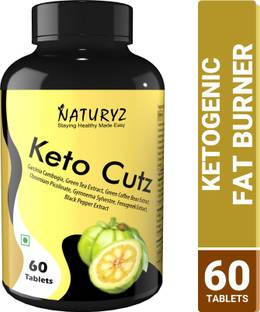 NATURYZ KETO CUTZ Ketogenic Fat Burner with Garcinia Cambogia, Green tea & more ingredient
