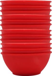 Jaycee Plastic Vegetable Bowl Microwave Safe BPA-free Food Grade Bowl Set For Food/Soup