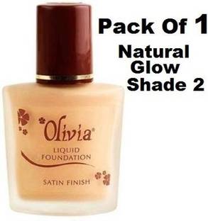 Olivia Long Lasting Radiance Makeup Liquid Foundation Shade No. 2 Foundation (Natural Glow, 28 ml) Foundation