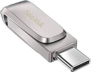 SanDisk SDDDC4-128 128 GB OTG Drive Compatible with Mobile, Desktop Computer, Laptop USB 3.1 Metal Case