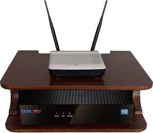 OFIXO Set top Box Stand|WiFi Router Holder Wooden Wall Shelf