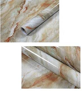 Shelzi 2 cm Marble Wall Paper Kitchen Countertop Peel and Stick Wallpaper Marble Paper Self Adhesive Vinyl Roll for Bathroom Counter Dining Table Desk Furniture Renovations Self Adhesive Sticker