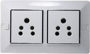 JELECTRICALS Two Sockets Modular Extension board Extension board 2  Socket Extension Boards