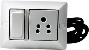 JELECTRICALS One Socket and One Switch extension board 1  Socket Extension Boards