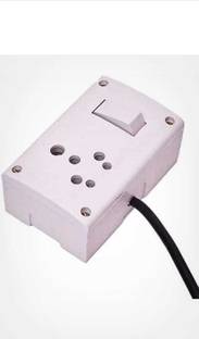 GRACESAN Power Extension Switch Board with 16 AMP Socket, , Extension Cord (1mm x 3 core), & 3 Pin Plug Top - 3Mtr Lone Wire 1  Socket Extension Boards