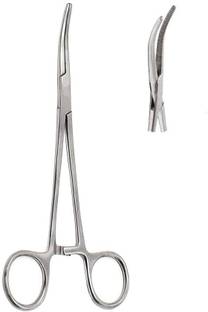 ARINEO Artery Forceps Curved Size : 6 INCH Strong Cut Scissors