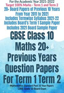 CBSE Class 10 Maths 20+ Previous Years Question Papers For Term 1 Term 2