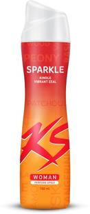 KS Woman Sparkle Perfume Deodorant Spray  -  For Women