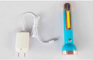 FENOZA JY SUPER 1703 1+2W Strong LED COB Light with 2 mode Action with 8hrs Continuous Working Power (1800mAh) Aluminium Reflector with Micro Halogeno Technology Runtime : 8hrs Torch 8 hrs Torch Emergency Light