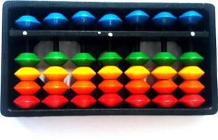 A A Mart Abacus 7 Rod Math Learning Tool for Kids ( Multicolor
