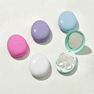 Gold Look Beautiful & Elegant Design Portable Case (1pc only) random color Egg Shape kit