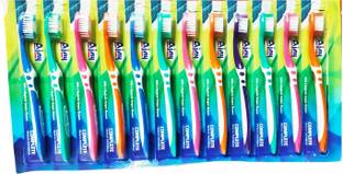 Ajay Complete Premium Toothbrush Hygienic Tongue Cleaner Pact of-12 Medium Toothbrush