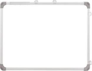 Homedmart Premium Non Magnetic Non Magnetic Melamine Presents Premium Quality Non Magnetic Melamine 1.5x 2 Ft One Side Glossy White Board Marker Surface and Reverse Side Chalk Board Surface Whiteboard Whiteboards