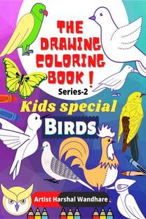 The Drawing Coloring Book - Kids Special - Birds - Series