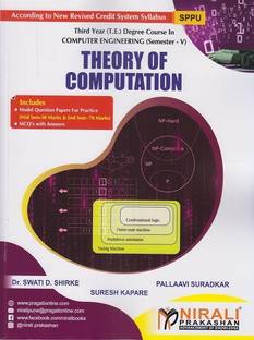 THEORY OF COMPUTATION - Third Year (TE) Degree Course in Computer Engineering - Semester 5 - As Per Savitribai Phule Pune University SPPU 2019 Syllabus