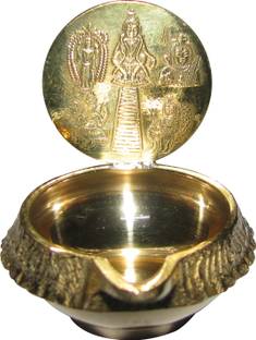 omkar Ayyappan Padi Pooja Step Deepam Diya Villaku Brass Table Diya