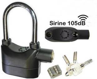 YUKI Anti-theft Security Padlock Waterproof Siren Alarm Safety Lock AL-36 Lock