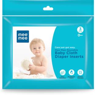 MeeMee Reusable Baby Cloth Diaper Inserts (3 Pcs)