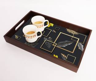 Creative Print Solution Box Design Tray For coffee tray Serving tray / Size 15x9.75x1.85 inch Tray