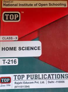 Top NIOS Class 10 Home Science (English, Paperback, Top Publications)