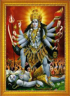 CRAFTSCORNER KALI MATA PHOTO Religious Frame