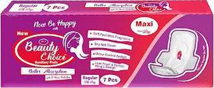 Beauty Choice Dry Net Sanitary Pads, Maxi Regular (7pcs) - Ultimate Comfort! Sanitary Pad