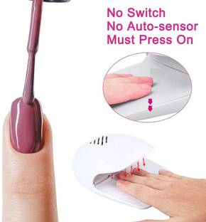 Kinzilla Mini Portable professional Finger Toe Nail Art Polish Paints Dryer Machine Nail Polish Dryer