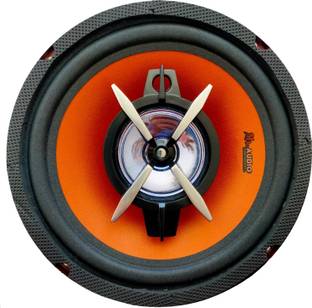 Mr. AUDIO 8 inch 100 watts for Car and Home Audio (Woofer with Twitter) /Shiva Orange Paper Cone, Shiva Spider and 100% Pure Copper Captain Coil MA-3333 Coaxial Car Speaker