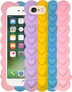 CASE CREATION Back Cover for iPhone 7 Colorful Push Pop Bubble Cute Toys Game case Love Stress Relief Series Soft Cover