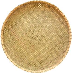 Das Departmental Store Bamboo made Chalni for straining out water/liquid from granules. Strainer