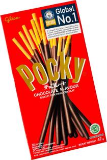 Pocky Chocolate Flavour Biscuit Sticks Imported Assorted Biscuit