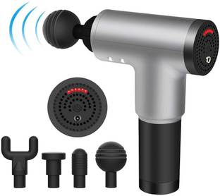 domnikyas Facial 63 Fascial Massager| Deep Tissue Percussion Muscle Body Massager with 6-speed, for Pain and Stress Relief with 4 Massage Head | Multi purpose Portable Body Facial Massagers Fascial Massager| Deep Tissue Percussion Muscle Body Massager with 6-speed, for Pain and Stress Relief with 4 Massage Head | Multi purpose Portable Body Facial Massagers Massager (White, Black) Body Massage Gun with 6 Adjustable Speeds Hypervolt, Cordless Handheld Body Tissue Muscle Facial Massager,Chargeable Quiet Portable & 4 Heads Vibrators for Neck,Leg,Hand.Back Massager Massager